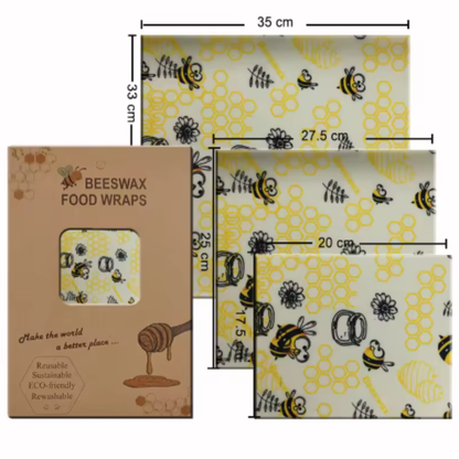 Nura - Envoltorios Reutilizables de Cera de Abeja