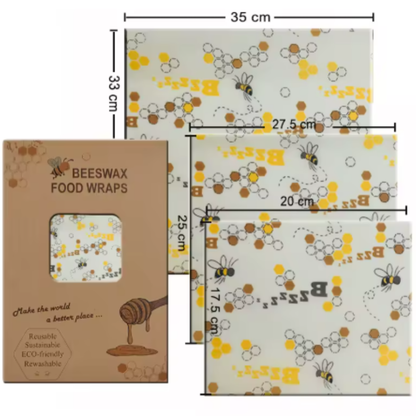 Nura - Envoltorios Reutilizables de Cera de Abeja